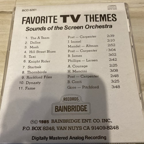 Lieblings-TV-Themen CD Sounds Of The Screen Orchestra Japan 1985 Mash Startrek - Bild 4 von 4