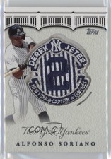 2020 Topps Update Jeter Final Season Commemorative Alfonso Soriano Patch 07ke