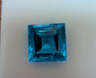 Swiss Blue Topaz 10mm Princess Cut 10.85 cts — photo 3