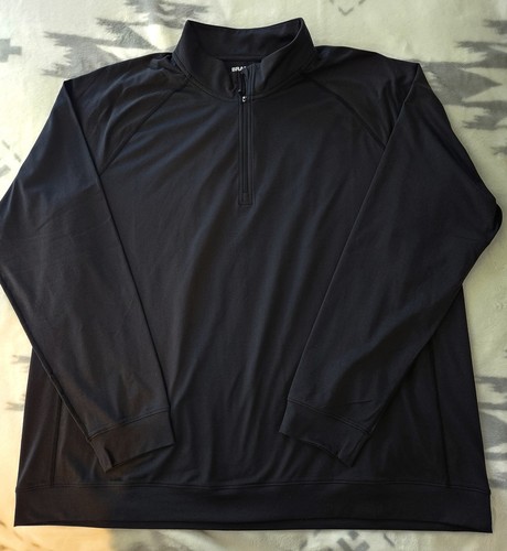 TOM BRADY BRAND MENS GUMMY KNIT 1/2 ZIP 2.0 GOLF LONG SLEEVE TOP $95 XXL 2XL NWT - Picture 1 of 3