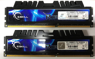 G.Skill Ripjaws X 8GB (2x4GB) DDR3 F3-10666CL7Q-16GBXH PC3-10666 1333 1.5v#R2780