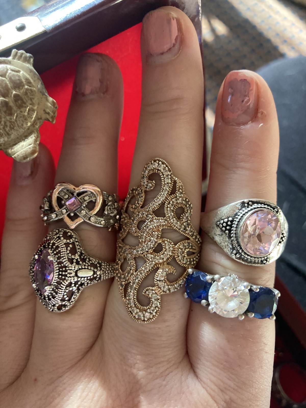 Five Gorgeous Untested Rings All Styles Various S… - image 4