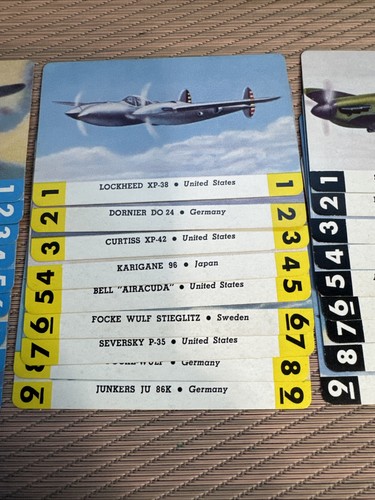 ZOOM The Airplane Card Game 1941 Made in USA Complete Deck 36 Cards - Picture 5 of 7