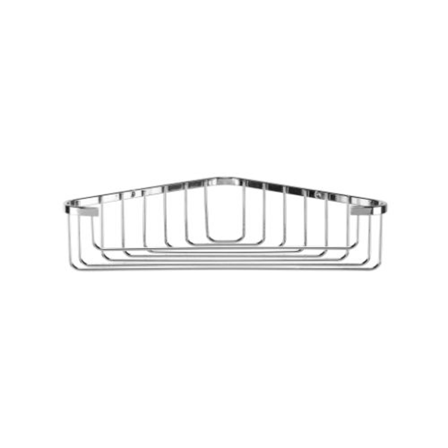Croydex Stainless Steel Corner Shower Caddy Basket Bathroom Organiser, Chrome - Image 2