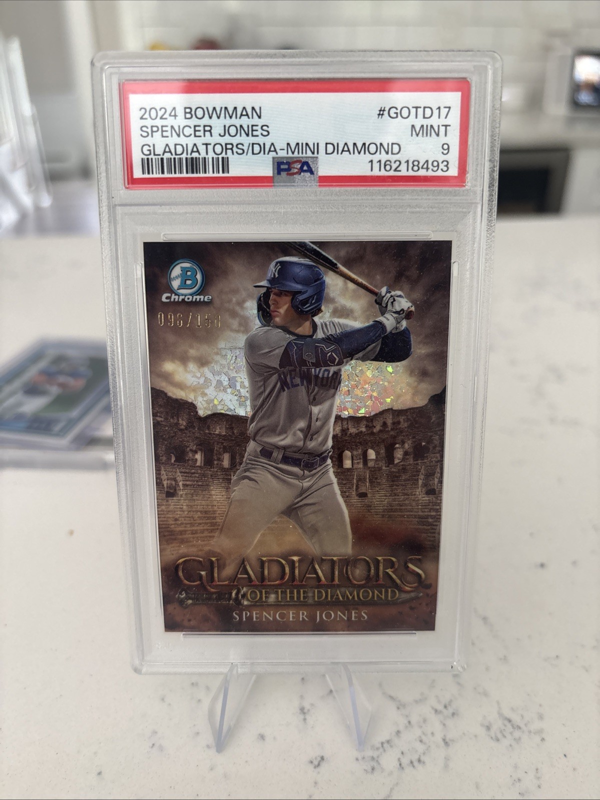 2024 Bowman Gladiators of the Diamond Spencer Jones Refractor /150 (RC)