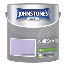 Johnstones Wall & Ceiling Silk Emulsion Paint 2.5l Sweet Lavender - 8.64 per litre