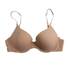 SKIMS Fits Everybody T-Shirt Bra BR-UWR-2294, Color Clay, Size 34B