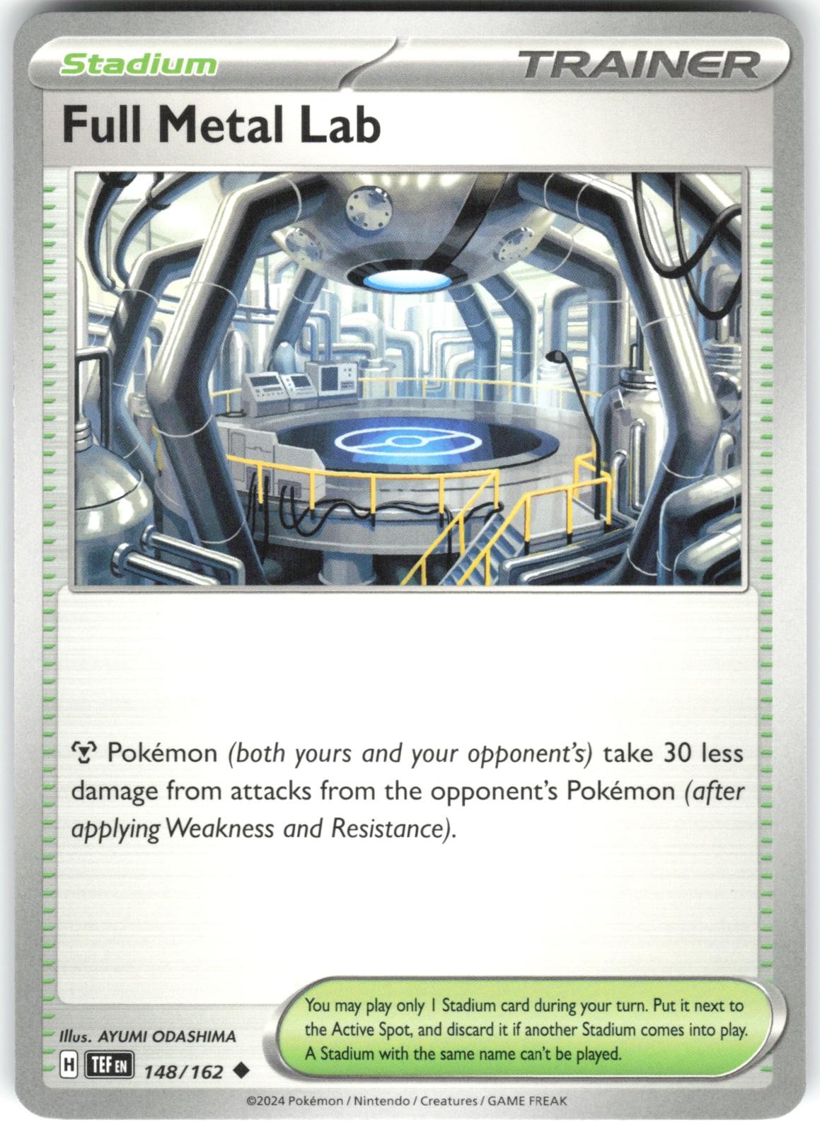 Full Metal Lab 148/162 Temporal Forces Pokemon Card NM