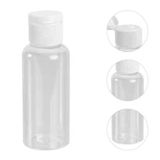 10 Pcs Refillable Lotion Bottle Jars with Lid 50ml Travel Containers