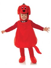 Deluxe Clifford The Big Red Dog Costume Toddler Medium 2T-4T