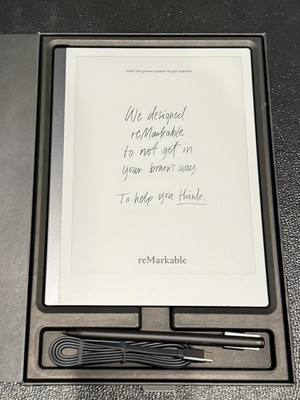 New Remarkable Solutions reMarkable 2 Paper Tablet with the Marker Plus Pen 