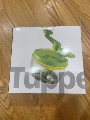 TUPPERWARE TIME SAVERS QUICK CHEF PRO SYSTEM GREEN YELLOW  99-8470 Open Box