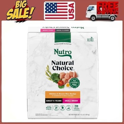 NUTRO NATURAL CHOICE Chicken & Brown Rice Flavor Dry Dog Food ,13 lb. Bag
