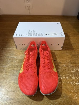 Men's Size 7-Nike Air Zoom Victory 2 Bright Crimson Lime Blast