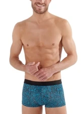 Hom Men Colin Printed Trunks Turquoise Print Size L