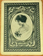 1 SWAP PLAYING CARDS - OLD WIDE US NAMED LADY ROSALIND