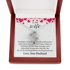 To My Wife Necklace, Christmas Gifts For Women, Anniversary Gift For Wife