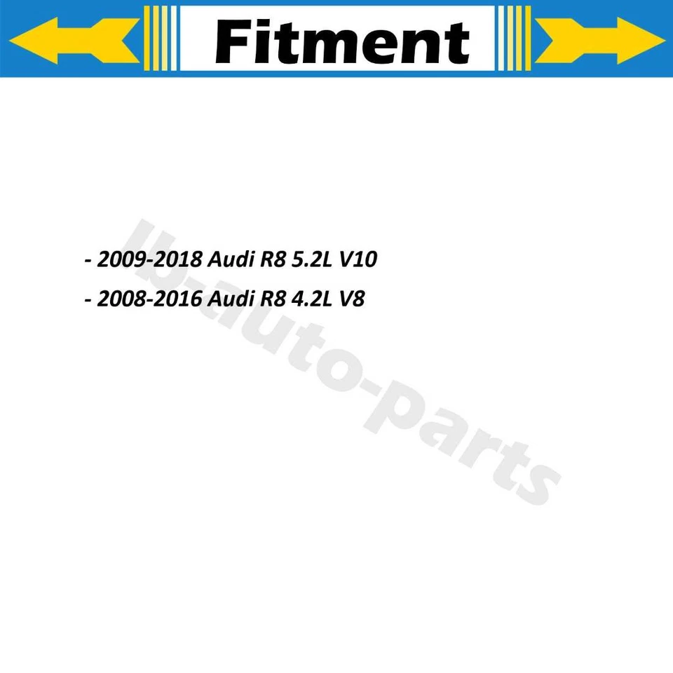 Línea de manguera de freno trasero 2x para Audi R8 2008-2016 4,2 L 2009-2018 Audi R8 5,2 L Foto 2 de 4