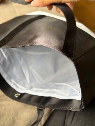 CHANEL BEAUTE Borsa Tote Nera Bianca Fibra Sintetica Donna Moda Auth - Foto 4 di 24