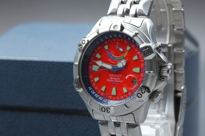 Box, Paper [Near MINT] Orient M-Force EX01-C2 CA Red Beast Automatic Men's Watch