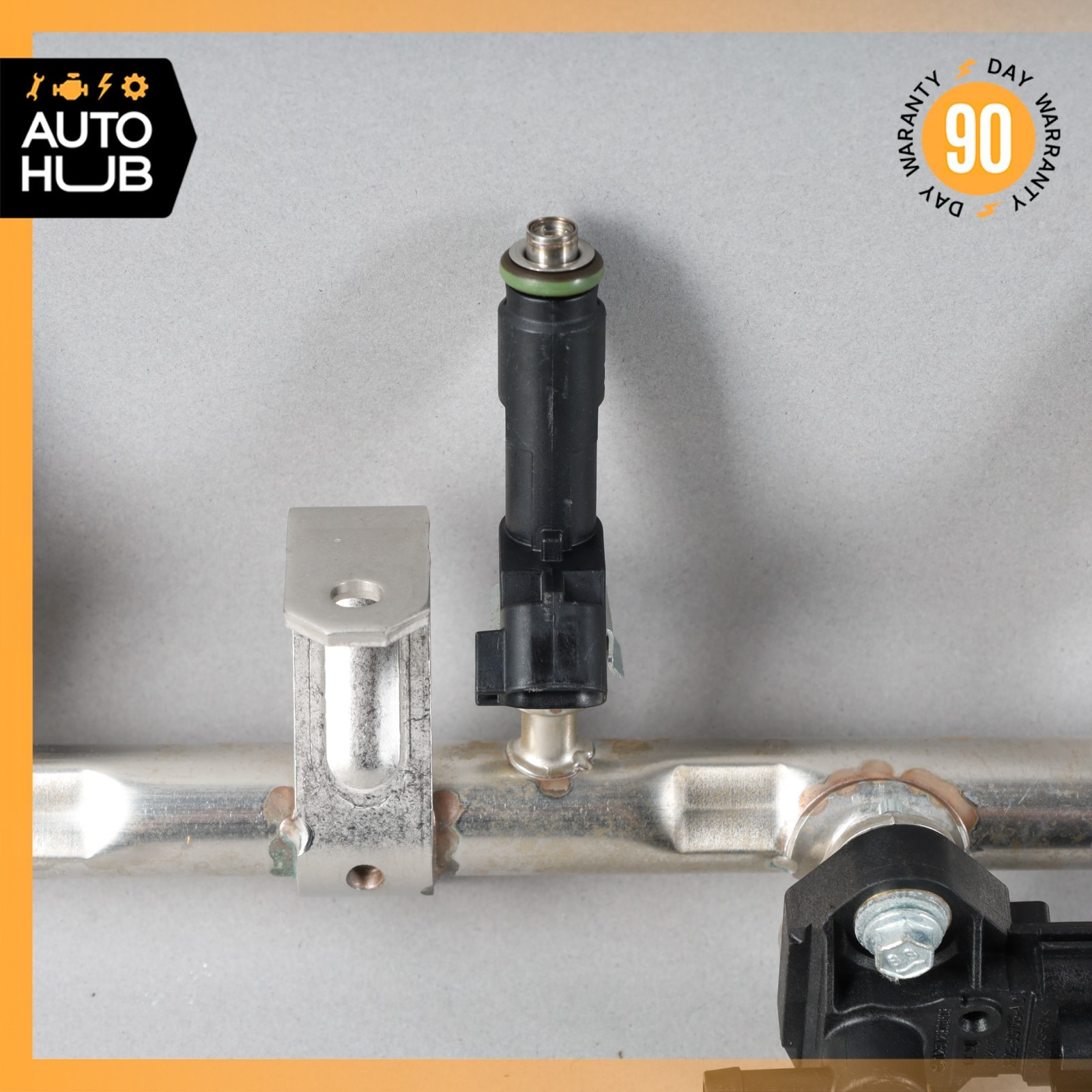 10-17 Aston Martin DB9 Rapide Left Side Fuel Injector Rail w/Injectors OEM