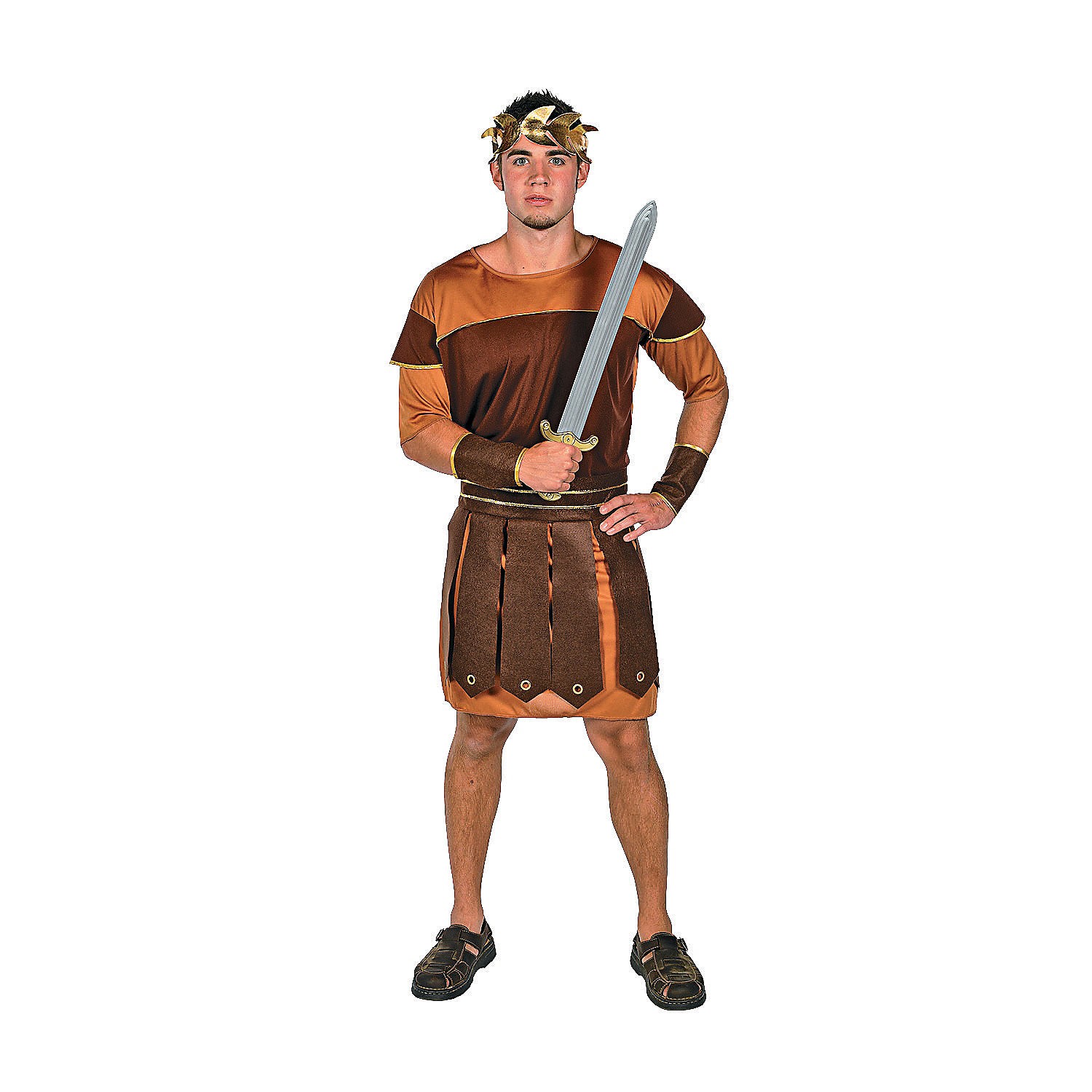 Disfraz de soldado romano para adulto - Accesorios de ropa - 4 piezas