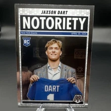 2025 Panini Mosaic - Notoriety Jaxson Dart #11 (RC)