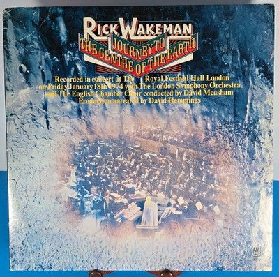Rick Wakeman Journey To The Centre Of The Earth Vinyl LP 1974 A&M Records Live