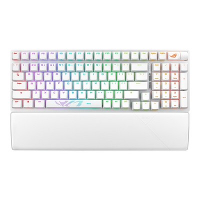 ASUS ROG Strix Scope II 96 Wireless Mechanical Gaming Storm Clicky, White