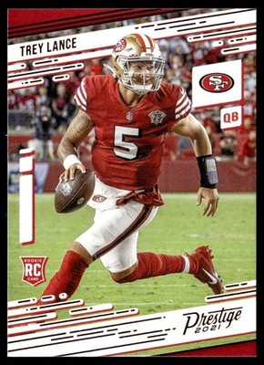 2021 Panini Chronicles Prestige Rookies Update Trey Lance Rookie San Francisco
