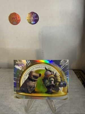 2025 Topps Chrome Pixar Gold #DA-8 Double Acts Russell and Dug
