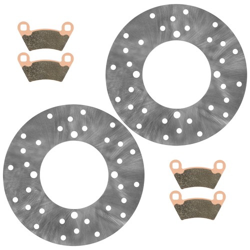 Rear Brake Disc w/Pads for Polaris Ranger RZR 4 800 Gordon 10-11/RZR 4 800 10-14 - Foto 1 di 7
