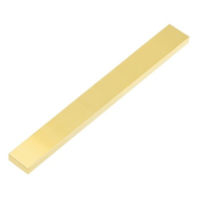 H62 Brass Flat Bar Stock, 0.16''x0.79''x14'' Square Metal Solid Brass Bars