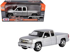 1/25 2006 Chevrolet Silverado SS Pickup Truck Silver Metallic "Timeless