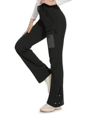Women's-Snow-Ski-Pants-Fleece-Lined-Waterproof-Thermal Insulated Warm for Sno...