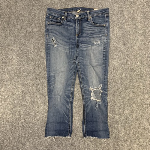 Rag & Bone Jeans Womens 29 Blue Skinny Stretch Denim USA Made - Picture 1 of 14