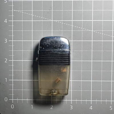 Vintage Scripto VU Lighter With Pair Of Dice Black Band