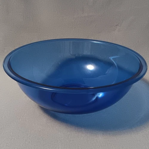 Pyrex 4.0 L  #326 Solid Cobalt Blue Glass Mixing Nest Bowl 12” - Made in USA