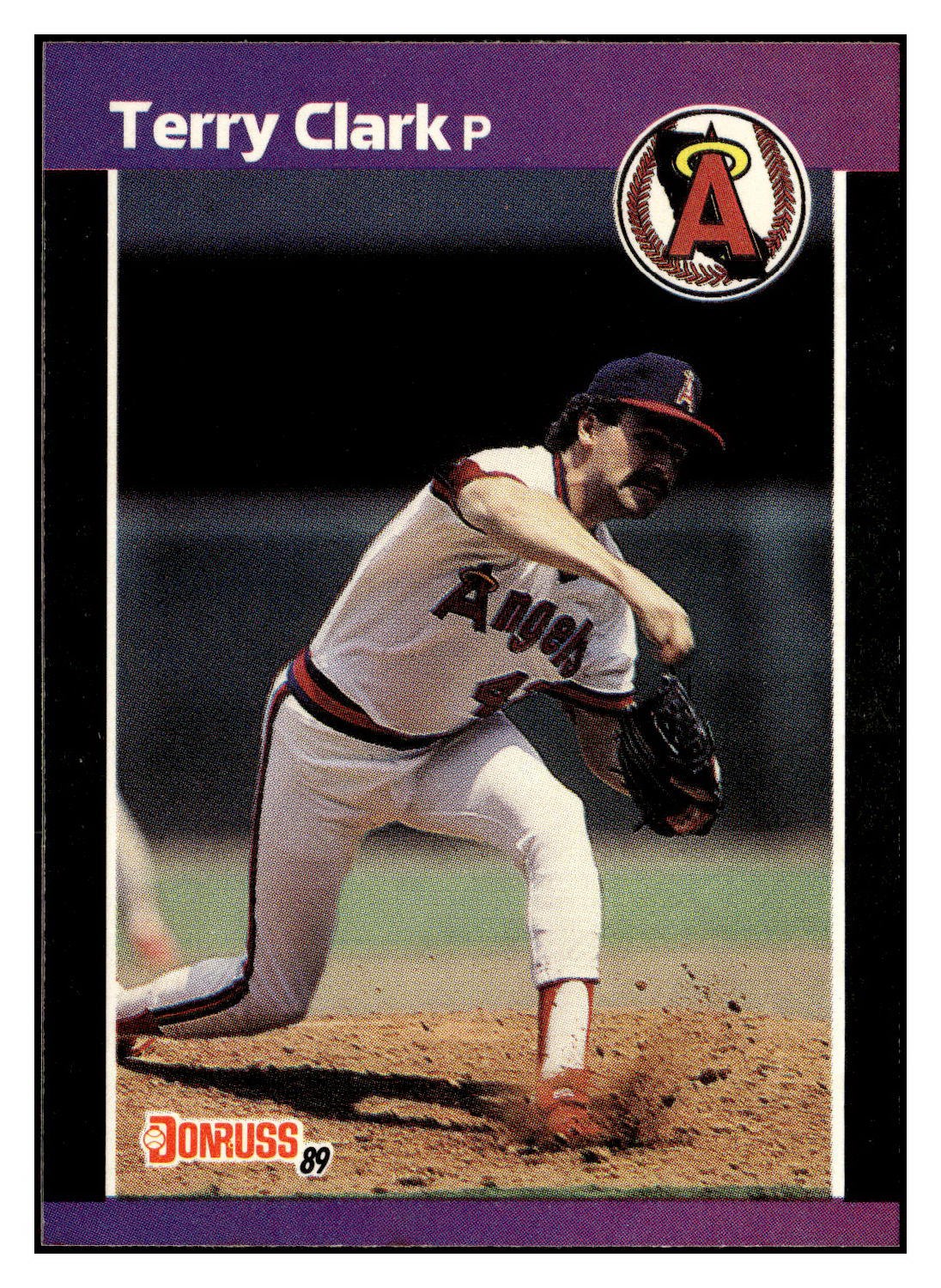 Terry Clark 1989 Donruss #607 California Angels VTG Baseball *326