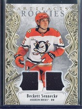 2025-26 Artifacts Gold Material Dual Jersey #III Beckett Sennecke 271/399