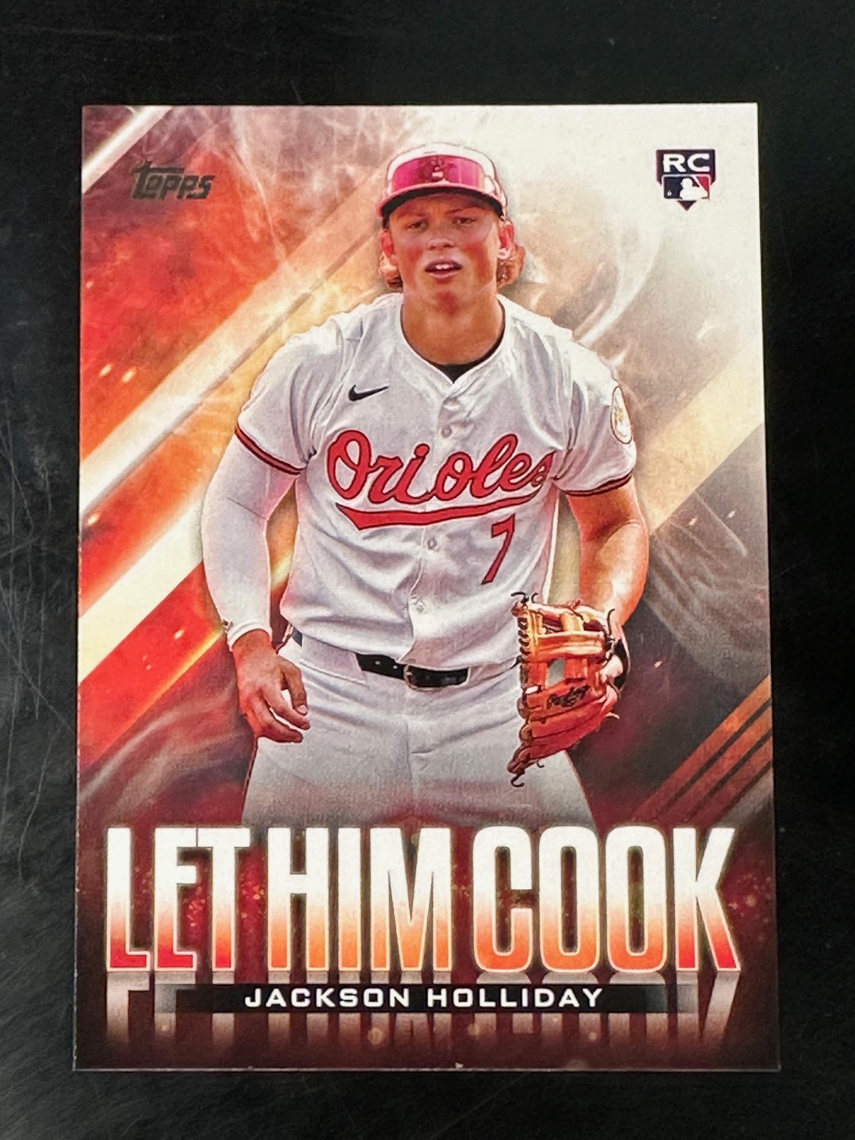 2024 Topps Update Jackson Holliday Let Him Cook Blue #LHC-25 Baltimore Orioles