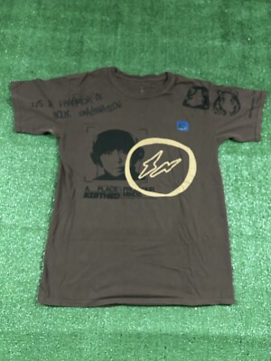 Travis Scott Cactus Jack x Fragment Hiroshi Shirt Mens Large Brown