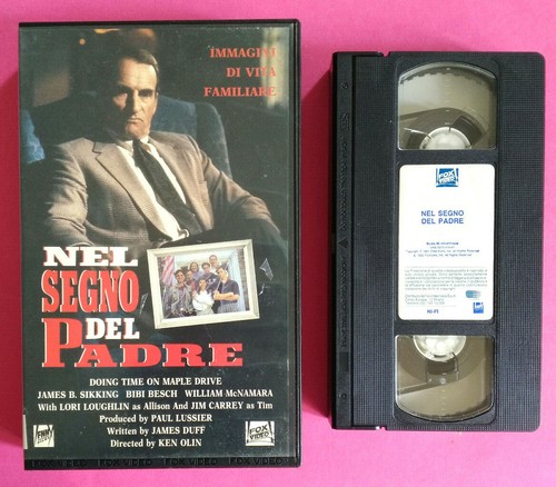 Vhs Nel Segno Del Padre Film Drammatico Jim Carrey Videocassetta Ex Nolo (V50)