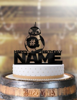 bb8 cake topper
