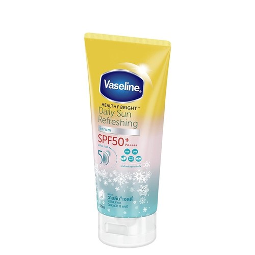 3x170ml Body Lotion Skin Vaseline Healthy Bright Serum Daliy Refresh SPF50+ 5 oz - Picture 10 of 11