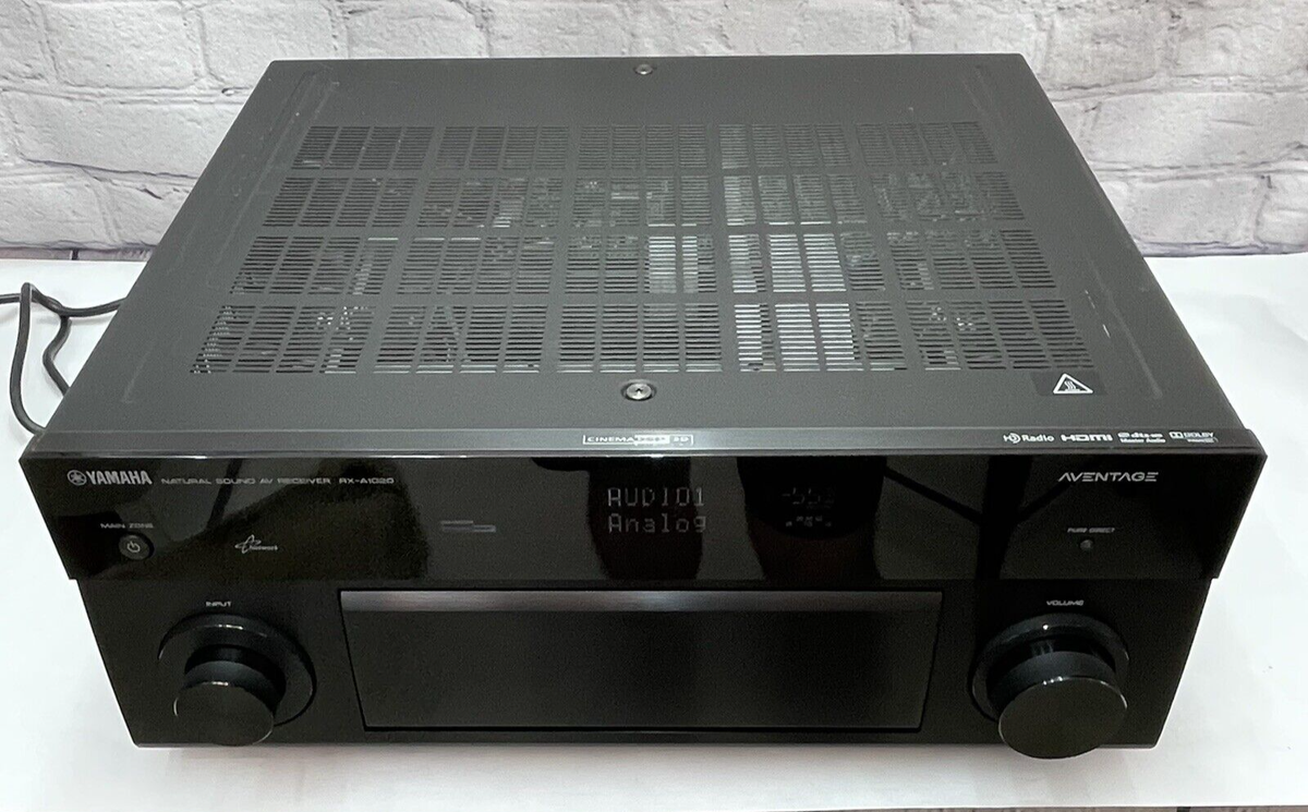 美品 YAMAHA AVレシーバー RX-A1020 ブラック リモコン付き Yamaha RX A1020 7.2 Channel 120 Watt Receiver NO Remote