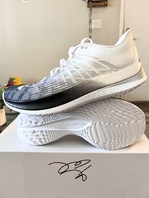 Under Armour Flow Velociti Elite Low Men s Running Shoes White Black - Size 10