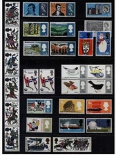 GB Pre-decimal QEII 1966 Complete Commemorative Collection (9 sets) Superb M/N/H