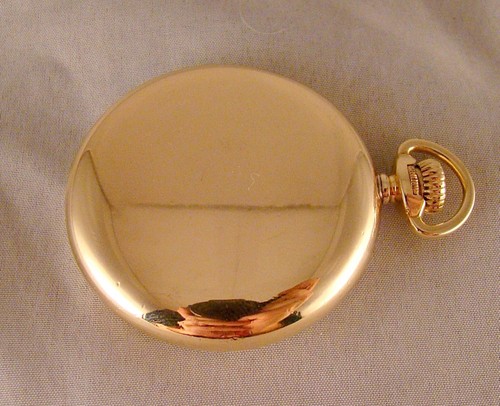 ILLINOIS "A.LINCOLN" 21j 14k GOLD FILLED SWING-OUT OPEN FACE 16s RR POCKET WATCH - Picture 9 of 12