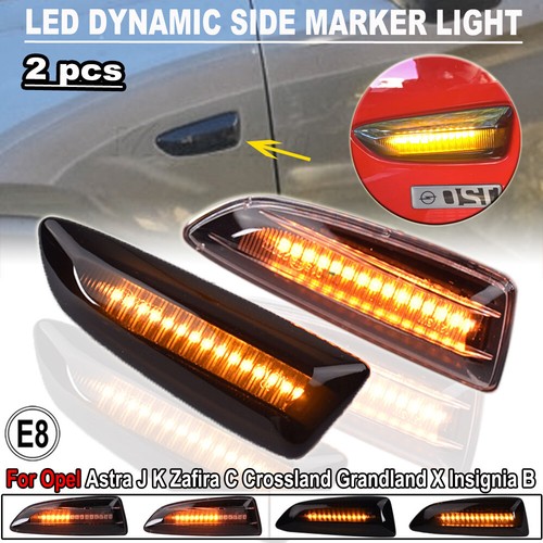 2PCS For Buick Regal 2018 2019 LED Dynamic Side Marker Light Turn Signal - Picture 3 of 24